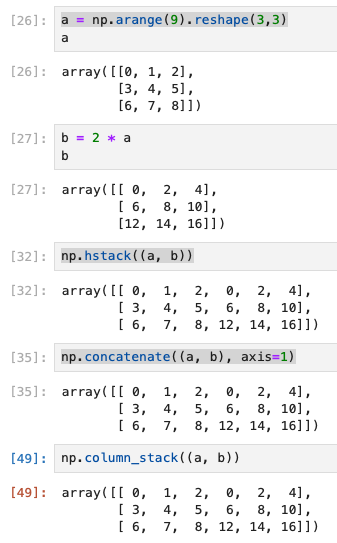 Numpy Stacking - Winerva Blog